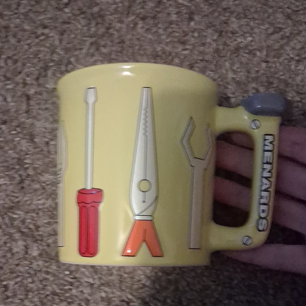 Menards Yellow Tool Coffee/Tea Cup